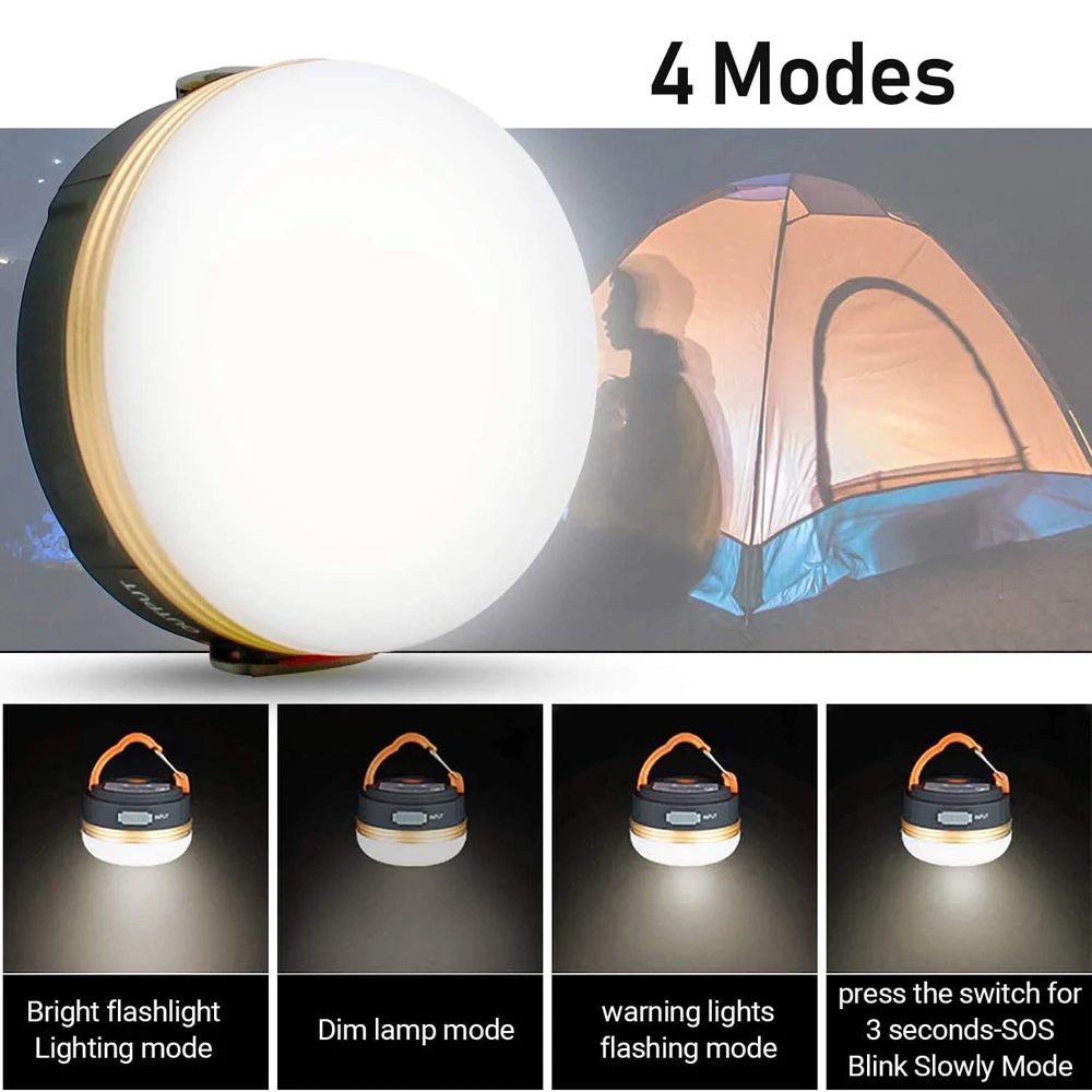 Praktisk Camping Magnetisk LED Oppladbar Lys | Luvikno