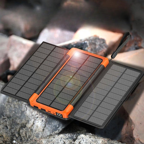 Solar Fast Charging Ultra-Large Capacity Portable Powerbank | Luvikno