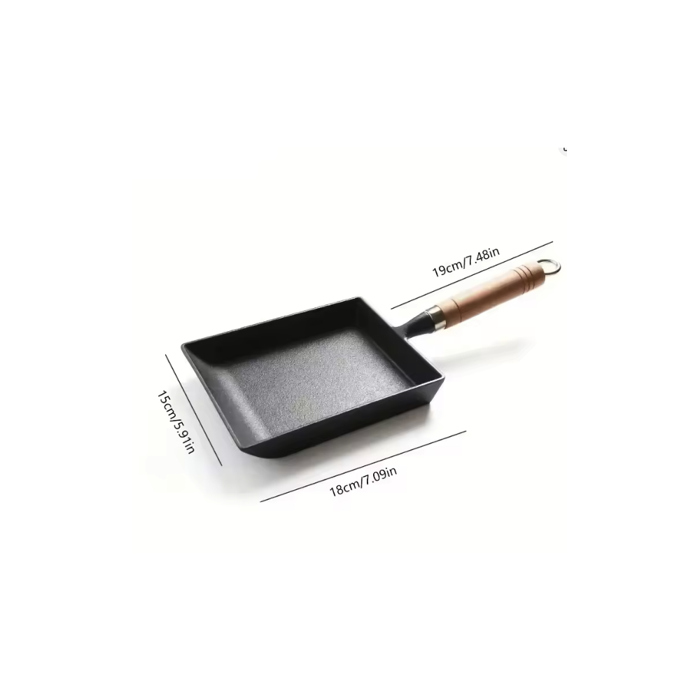 Japansk støpejern eggpanne for Tamagoyaki | Luvikno