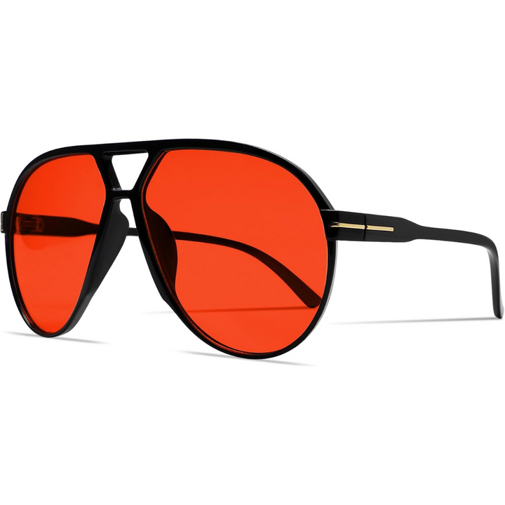 Aviator Oversize Solbriller Retro UV400 | Luvikno