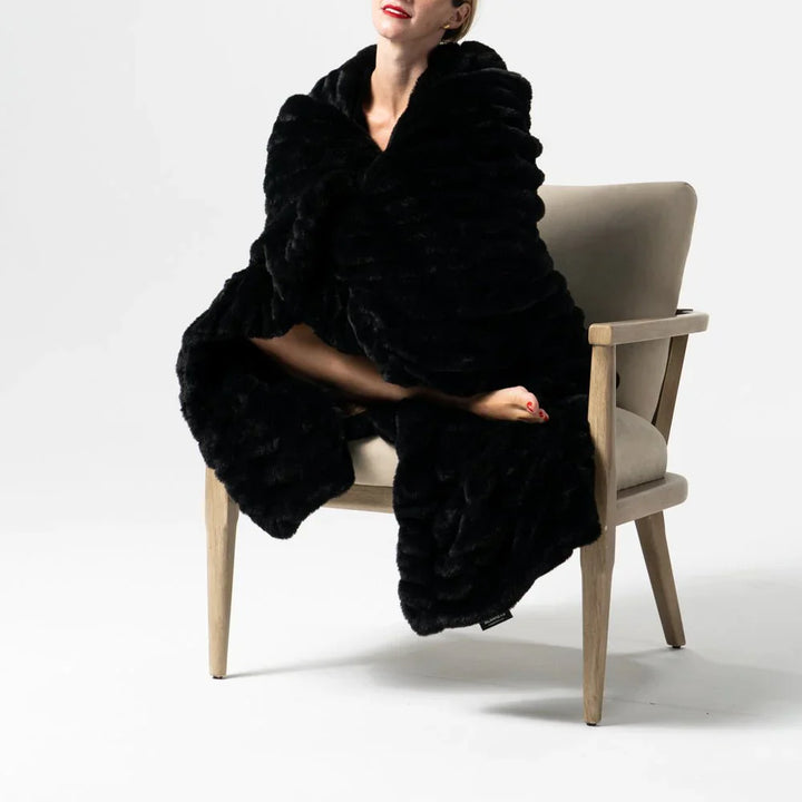 Faux Fur Blanket Ripple | Luvikno