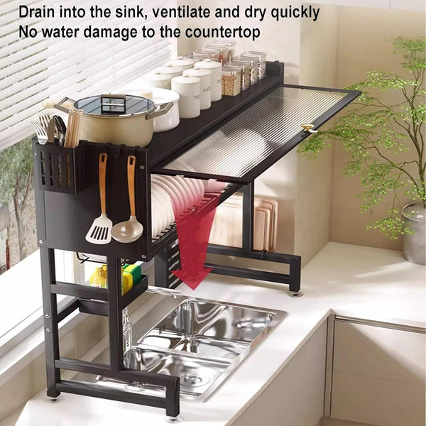 Over The Sink Cabinet Rack Luvikno