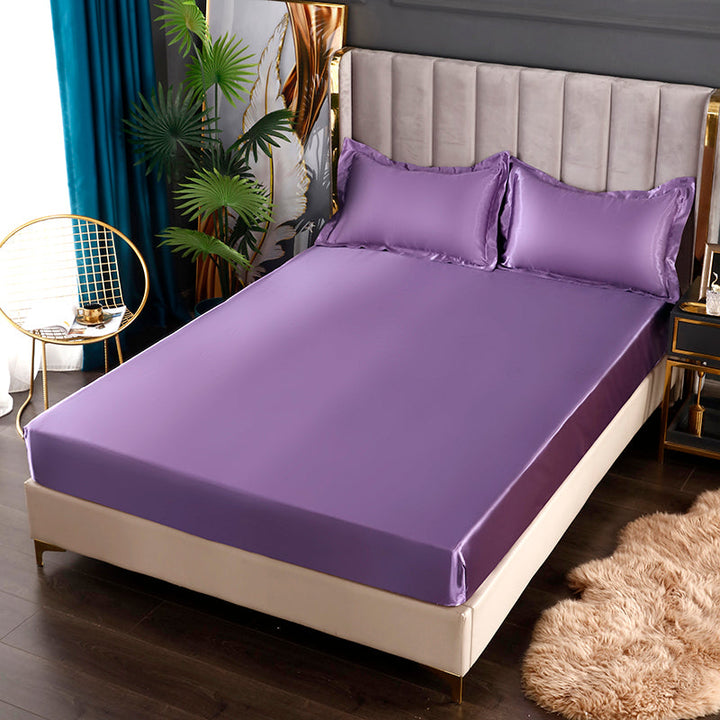 Silke Sateng Elastisk Fitted Ark med GRATIS* Silke Sateng Putetrekk Luvikno