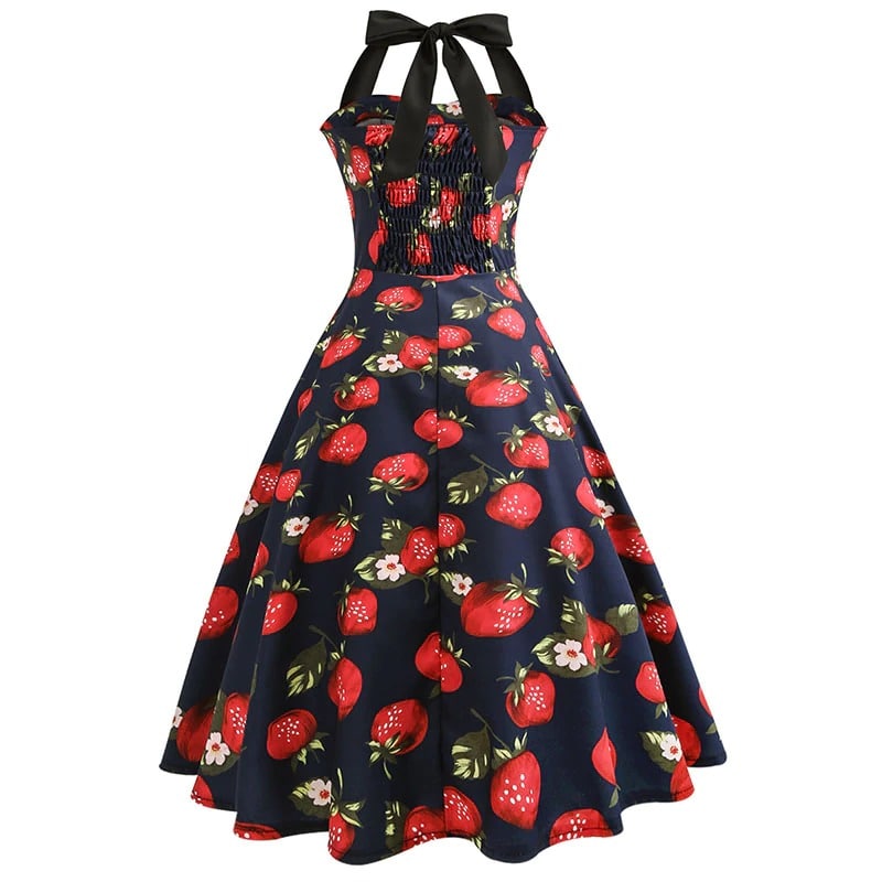 Luvik | Vintage mekko - Pin-Up Mansikat