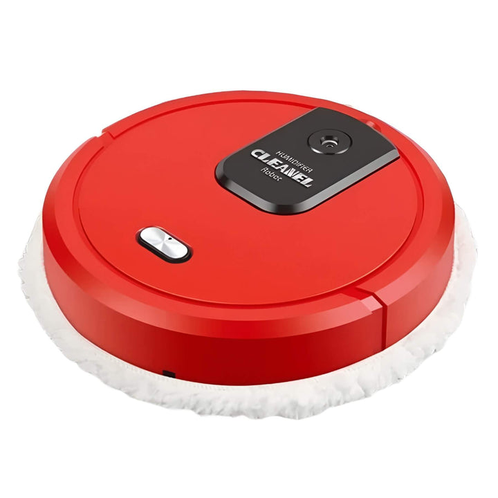 Luvikno | Suge- og Mopprobot MobiSweep | 3-i-1 Funksjon | Selvlading & Hviskende Stille | Kompakt 25×25×6.5 cm
