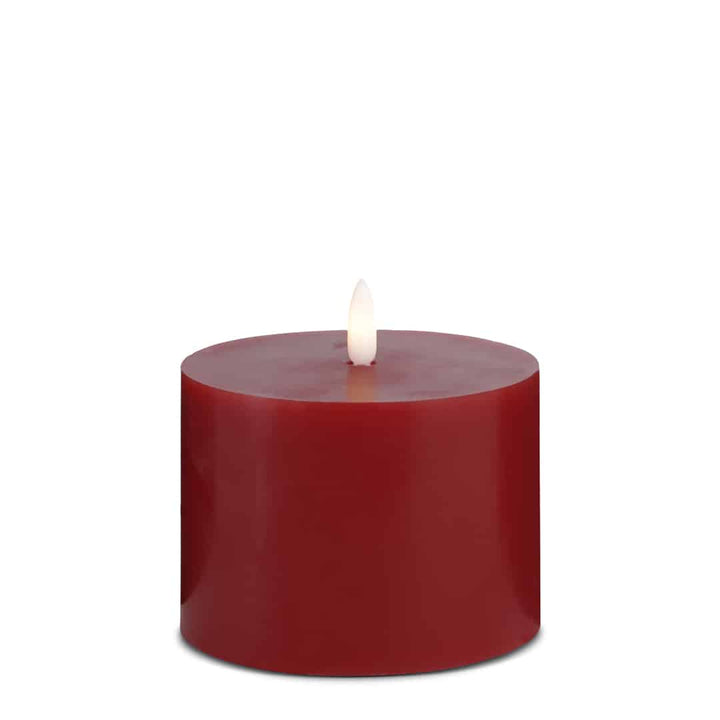 LED lysestake (1 stk) med realistisk 3D flamme 10 x 10 cm | Luvikno