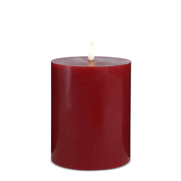 LED lysestake (1 stk) med realistisk 3D flamme 10 x 15 cm | Luvikno