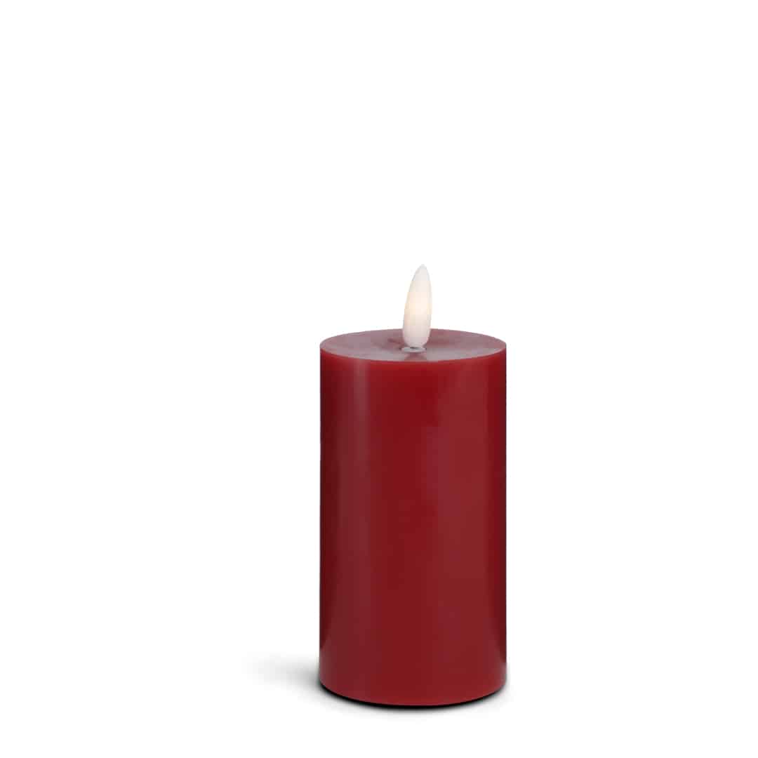 LED-lys (1 stk) med realistisk 3D-flamme 5 x 12,5 cm | Luvikno