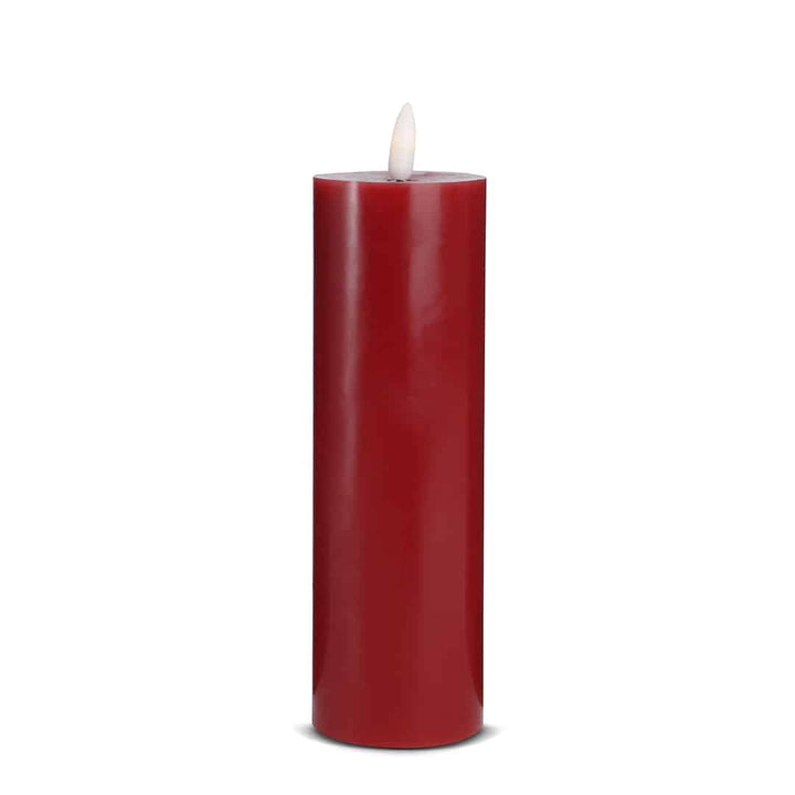 LED Lys (1 stk) med realistisk 3D-flamme 5 x 20 cm | Luvikno