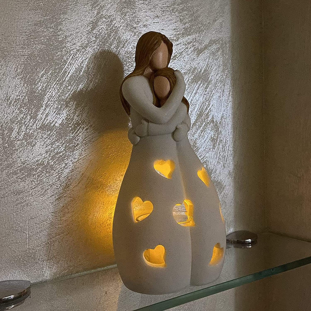 Bordlampe med romantisk har design Luvikno