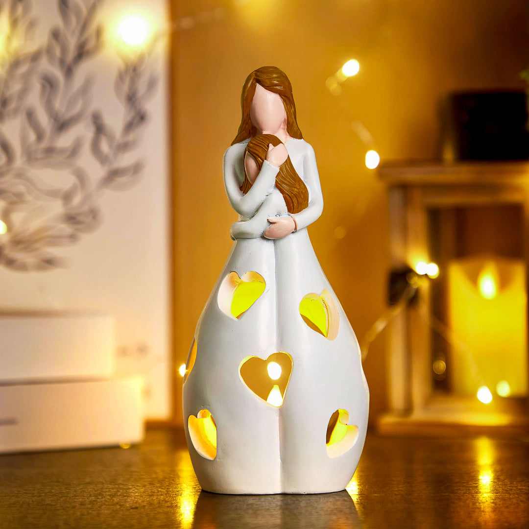 Bordlampe med romantisk har design Luvikno