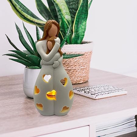 Bordlampe med romantisk har design Luvikno