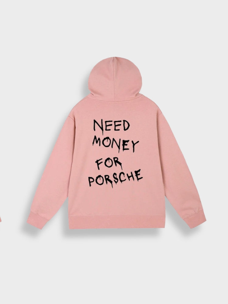 Luvik | Tarvitsen rahaa Porsche huppari Unisex