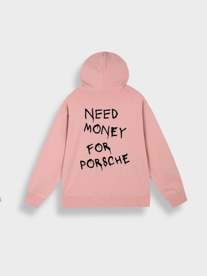 Luvik | Tarvitsen rahaa Porsche huppari Unisex