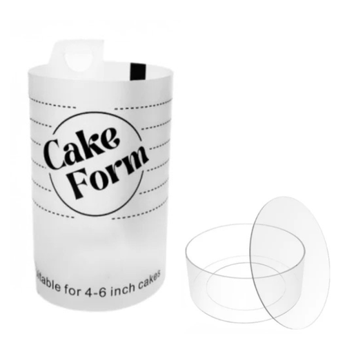 Rund Justerbar Kake Ringform Akril Sirkel Baking Kake Ring | Luvikno