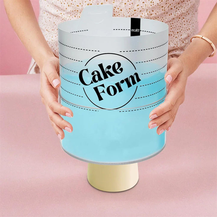 Rund Justerbar Kake Ringform Akril Sirkel Baking Kake Ring | Luvikno