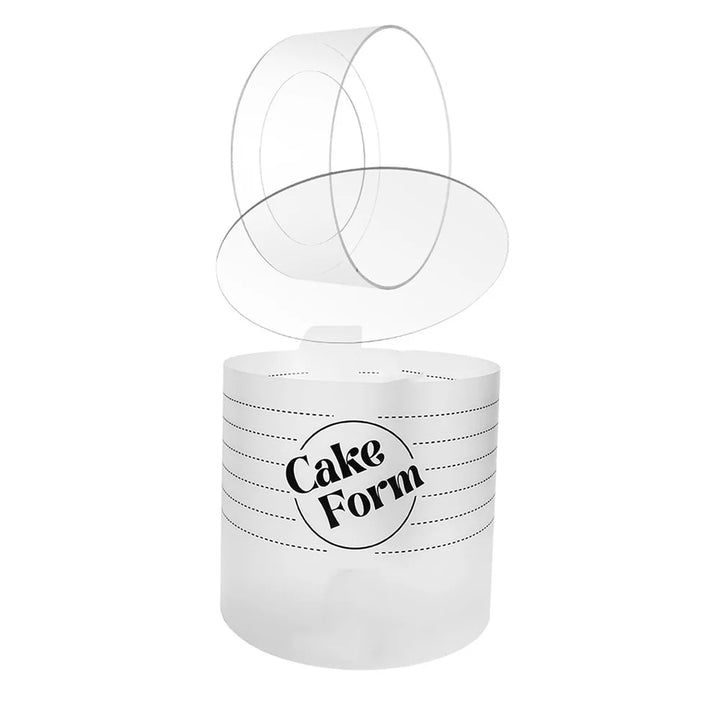 Rund Justerbar Kake Ringform Akril Sirkel Baking Kake Ring | Luvikno