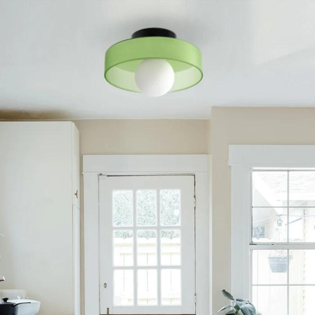 Luvikno | Rund Taklampe med Stilig Funksjonalitet - LumiSphere