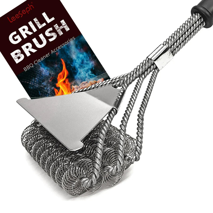 Rustbestandig Rustfritt Stål Børstefri BBQ Grillbørste Renser | Luvikno