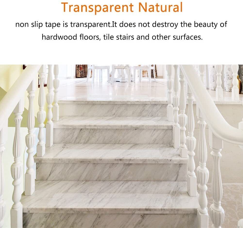 Trappetrinn Non-Slip Striper for Innendørs Klar Sikkerhet Anti-Skli Trinn Grip Tape Luvikno