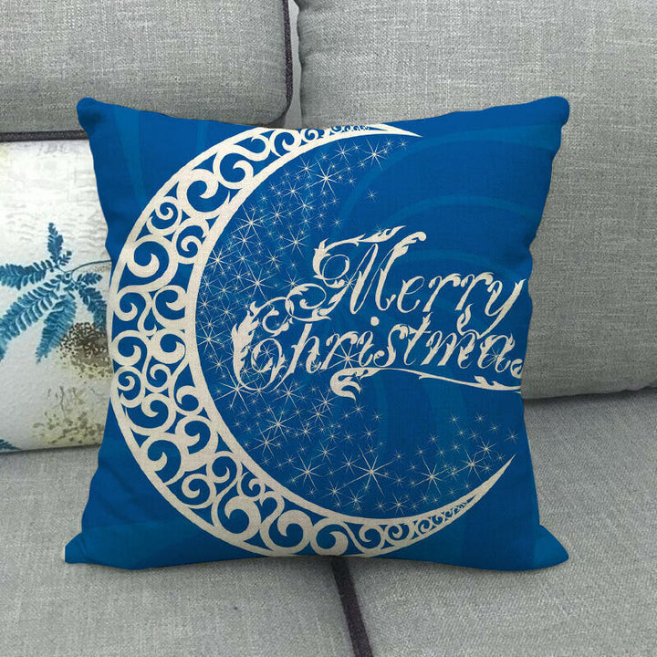 18" Cojines Merry Xmas Sofa Pute Deksel Tilbehør Hjem Sofa Dekor Putehylse Luvikno