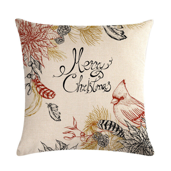 18" Cojines Merry Xmas Sofa Pute Deksel Tilbehør Hjem Sofa Dekor Putehylse Luvikno