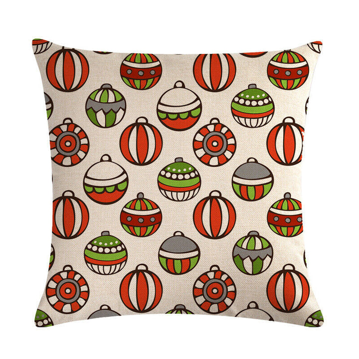 18" Cojines Merry Xmas Sofa Pute Deksel Tilbehør Hjem Sofa Dekor Putehylse Luvikno