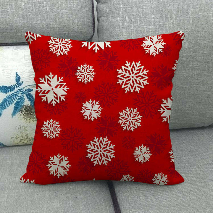 18" Cojines Merry Xmas Sofa Pute Deksel Tilbehør Hjem Sofa Dekor Putehylse Luvikno