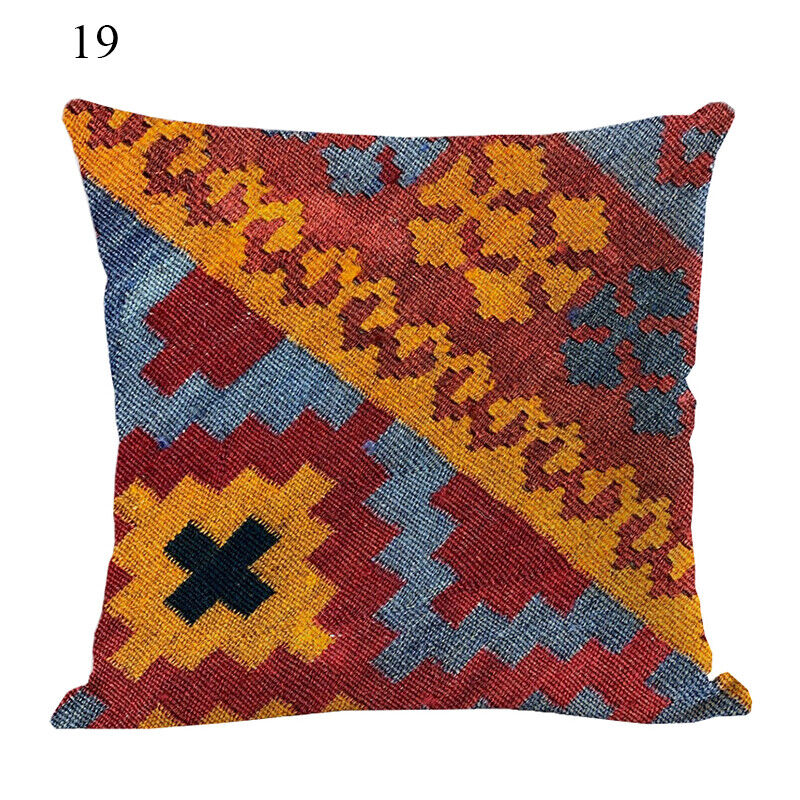 Etnisk Boho Mandala Print Kasteputevar Sofa Putetrekk Hjemmedekor Luvikno