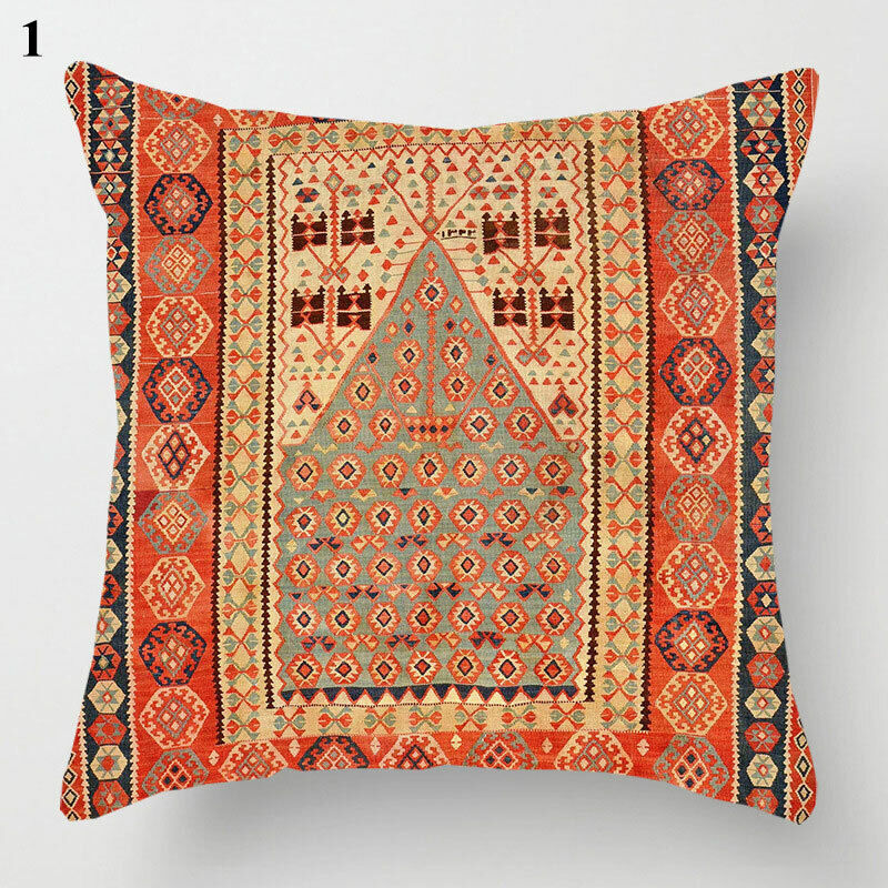 Etnisk Boho Mandala Print Kasteputevar Sofa Putetrekk Hjemmedekor Luvikno