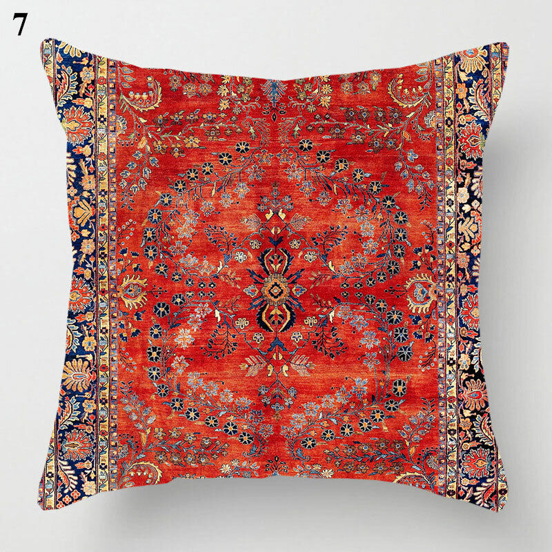 Etnisk Boho Mandala Print Kasteputevar Sofa Putetrekk Hjemmedekor Luvikno