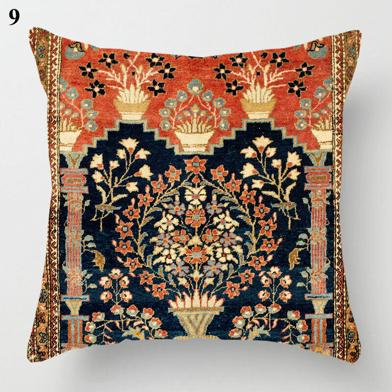 Etnisk Boho Mandala Print Kasteputevar Sofa Putetrekk Hjemmedekor Luvikno