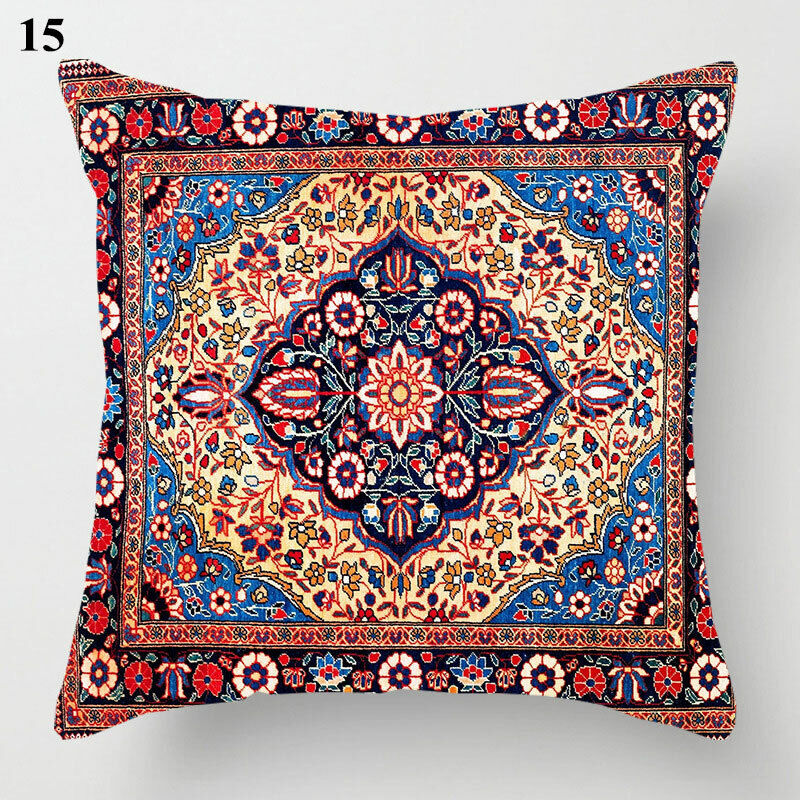 Etnisk Boho Mandala Print Kasteputevar Sofa Putetrekk Hjemmedekor Luvikno