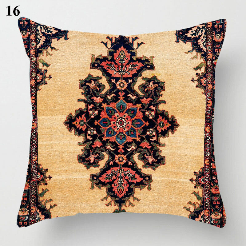 Etnisk Boho Mandala Print Kasteputevar Sofa Putetrekk Hjemmedekor Luvikno