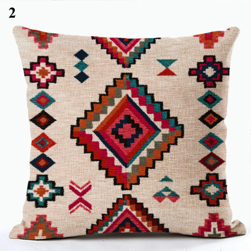 Etnisk Boho Mandala Print Kasteputevar Sofa Putetrekk Hjemmedekor Luvikno