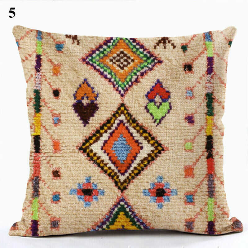 Etnisk Boho Mandala Print Kasteputevar Sofa Putetrekk Hjemmedekor Luvikno