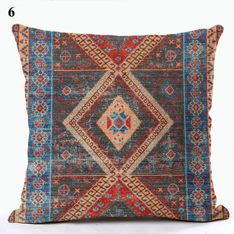 Etnisk Boho Mandala Print Kasteputevar Sofa Putetrekk Hjemmedekor Luvikno