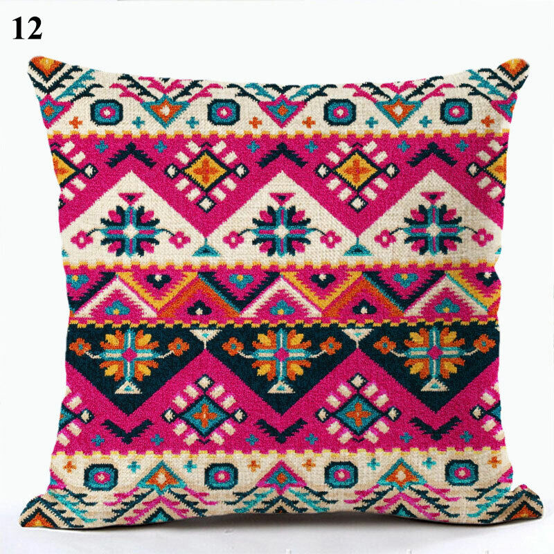 Etnisk Boho Mandala Print Kasteputevar Sofa Putetrekk Hjemmedekor Luvikno