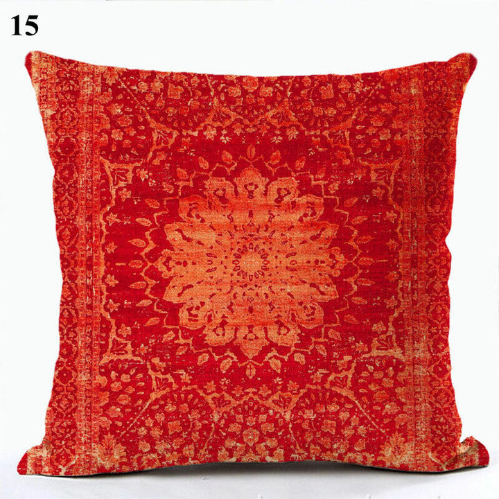 Etnisk Boho Mandala Print Kasteputevar Sofa Putetrekk Hjemmedekor Luvikno