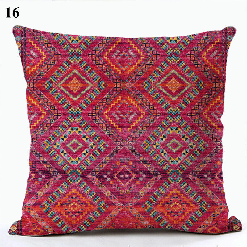 Etnisk Boho Mandala Print Kasteputevar Sofa Putetrekk Hjemmedekor Luvikno