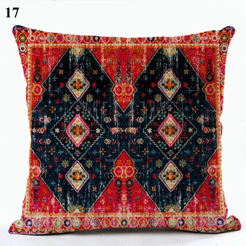 Etnisk Boho Mandala Print Kasteputevar Sofa Putetrekk Hjemmedekor Luvikno