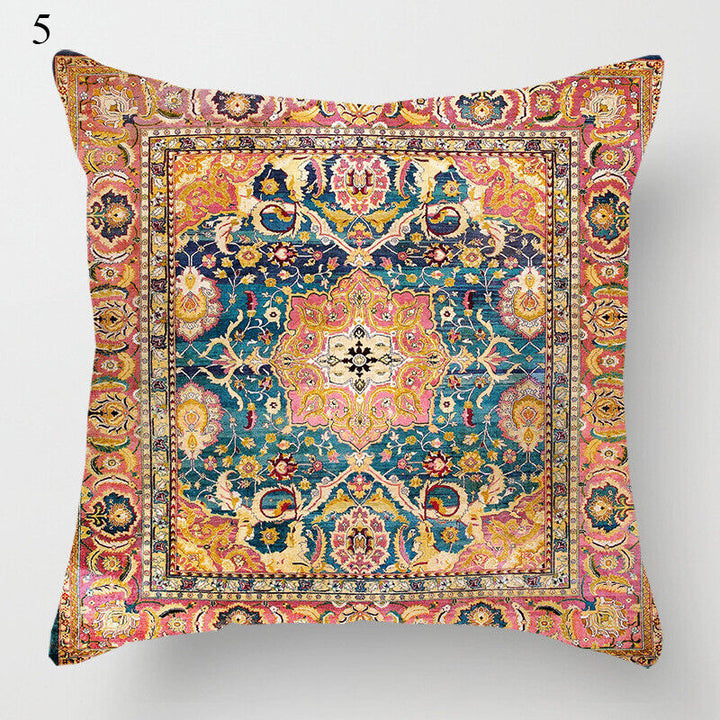 Etnisk Boho Mandala Print Kasteputevar Sofa Putetrekk Hjemmedekor Luvikno