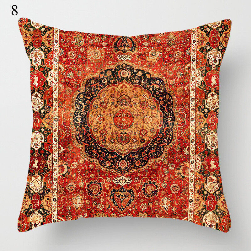 Etnisk Boho Mandala Print Kasteputevar Sofa Putetrekk Hjemmedekor Luvikno