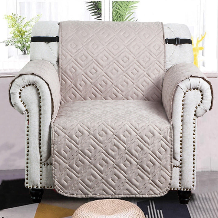 Quilted Sofa Cover Pet Protector Throw Waterproof Sofa Slip Covers 1/2/3 Settee Luvikno