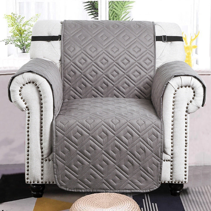 Quilted Sofa Cover Pet Protector Throw Waterproof Sofa Slip Covers 1/2/3 Settee Luvikno