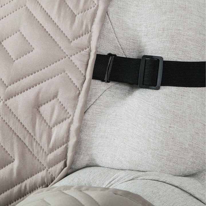 Quilted Sofa Cover Pet Protector Throw Waterproof Sofa Slip Covers 1/2/3 Settee Luvikno