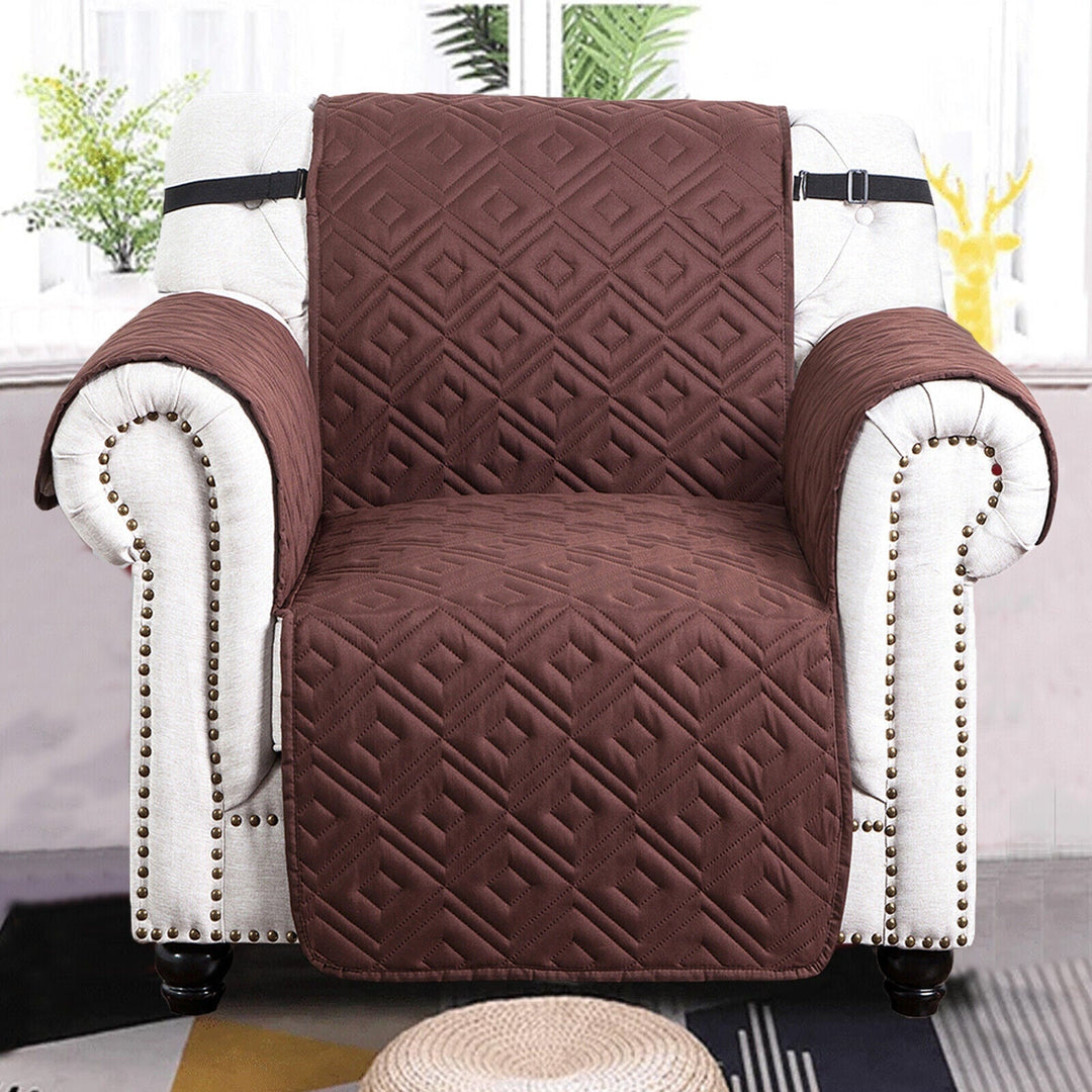 Quilted Sofa Cover Pet Protector Throw Waterproof Sofa Slip Covers 1/2/3 Settee Luvikno