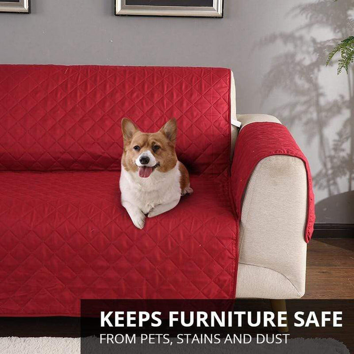 1/2/3 Seters Kjæledyr Sofa Beskyttelsesdeksel Quilted Sofa Deksel Lounge Slipcover Luvikno