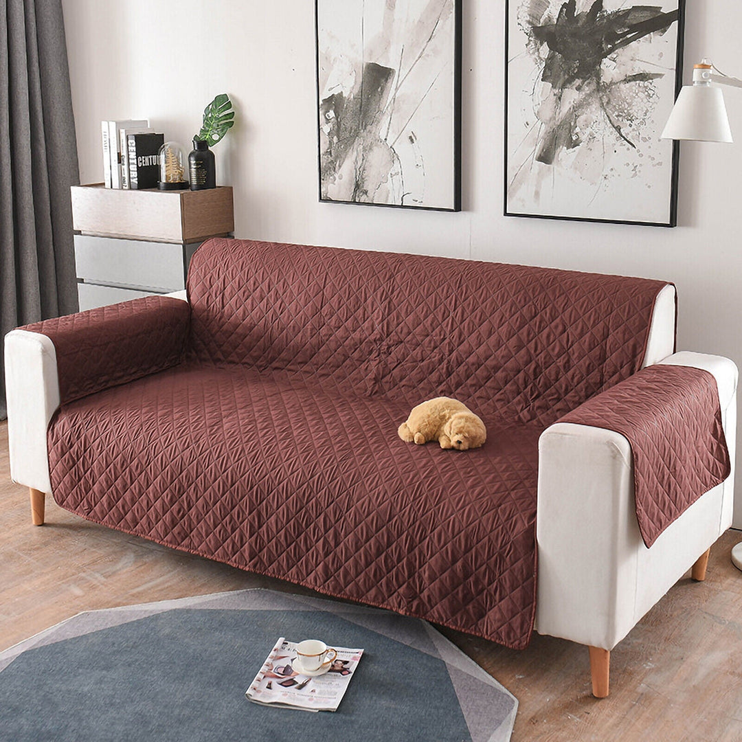 1/2/3 Seters Kjæledyr Sofa Beskyttelsesdeksel Quilted Sofa Deksel Lounge Slipcover Luvikno