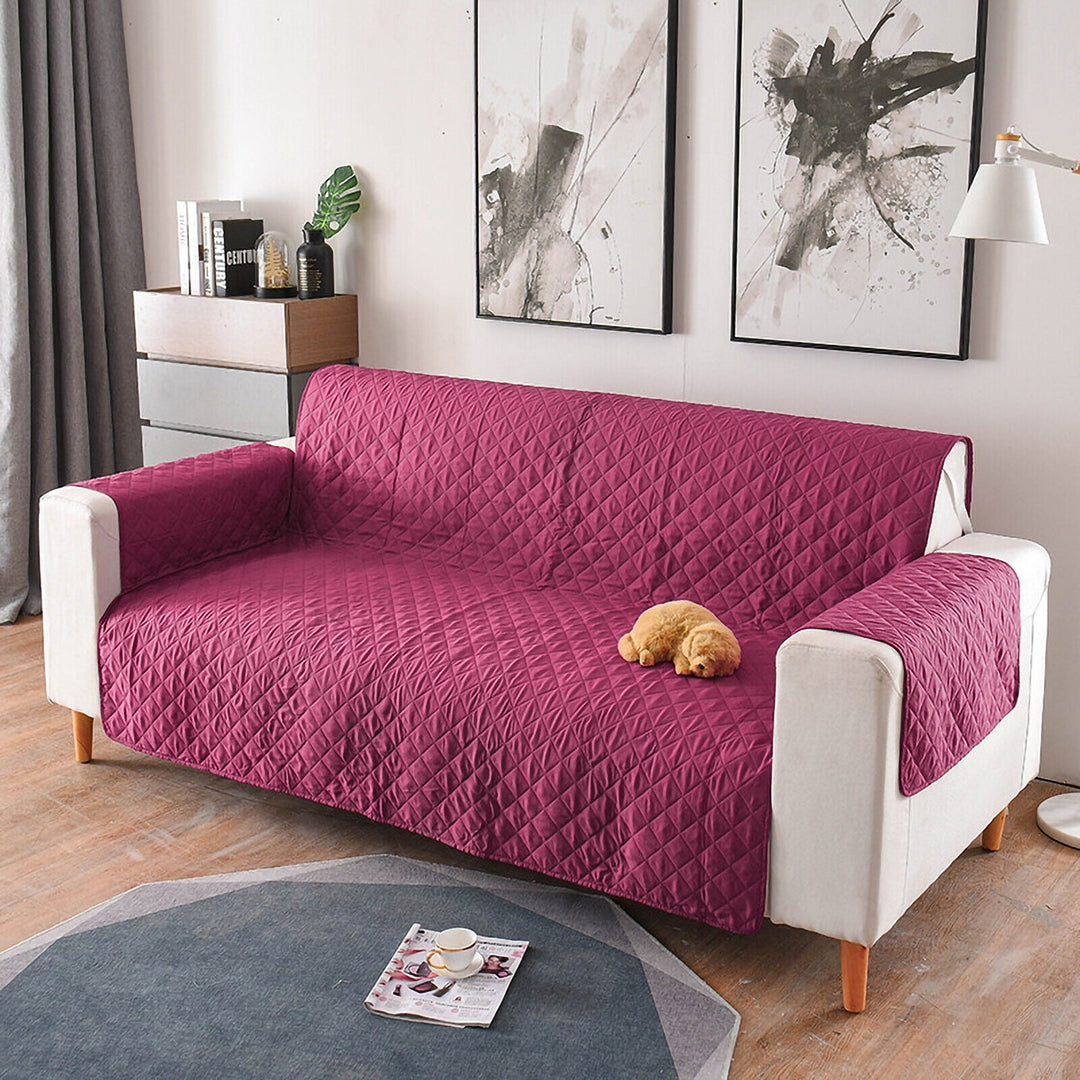 1/2/3 Seters Kjæledyr Sofa Beskyttelsesdeksel Quilted Sofa Deksel Lounge Slipcover Luvikno